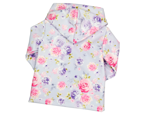 Kurtka dziewczęca Softshell Kwiaty - 4